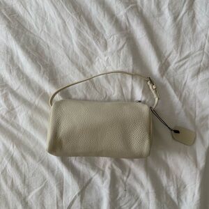 Genuine Leather Cream Leather 90s Bag